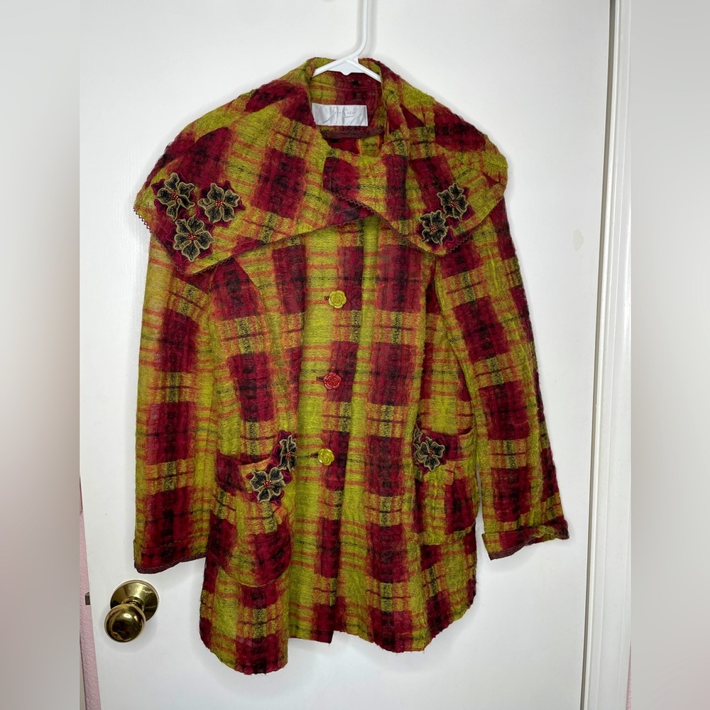 Vintage Japanese Wool and Nylon Coat
